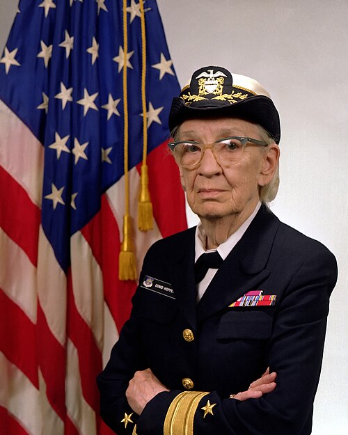 Grace Hopper, contra-almirante da Marinha dos EUA